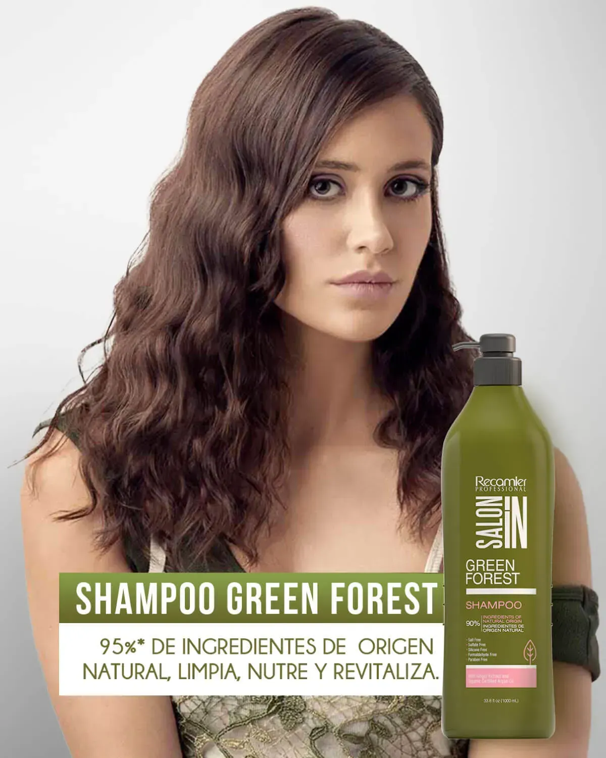 Shampoo Green Forest Salón In Recamier 1000Ml 