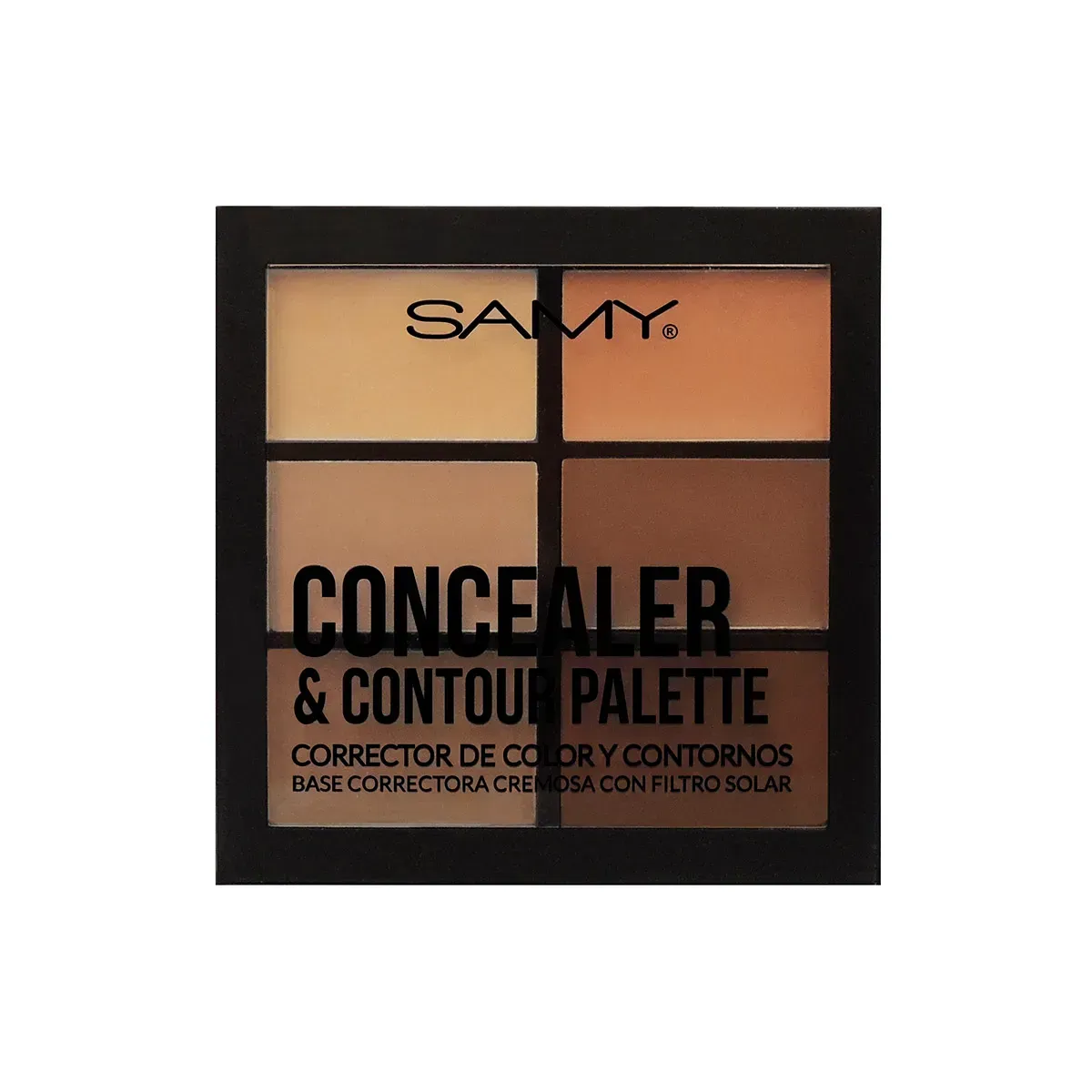 Paleta De Correctores De Color Y Contorno Samy