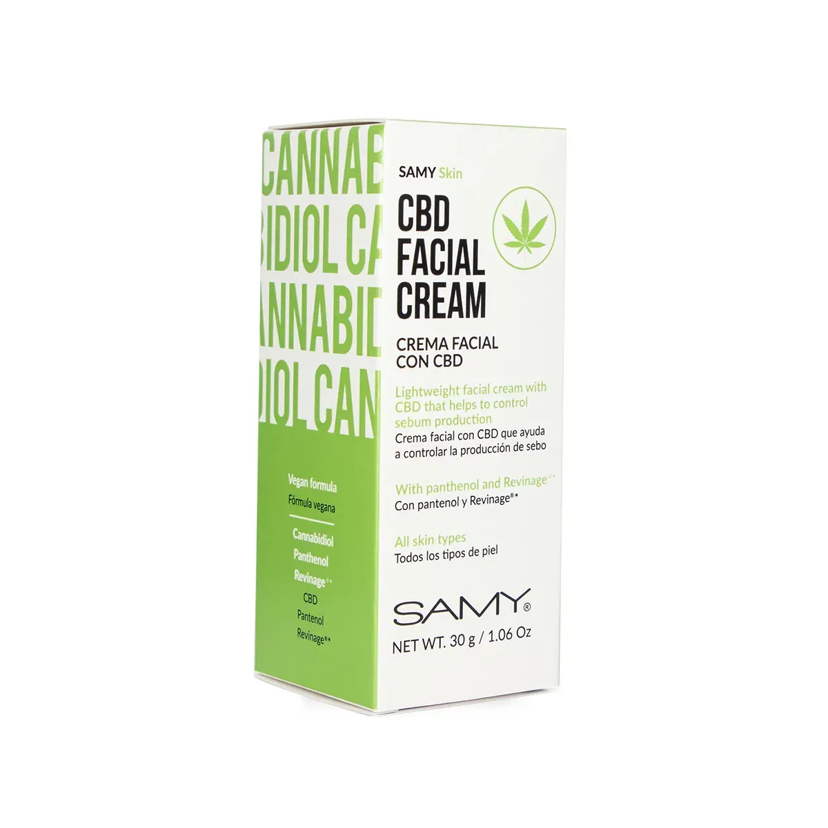 Crema Facial Con CBC Samy 