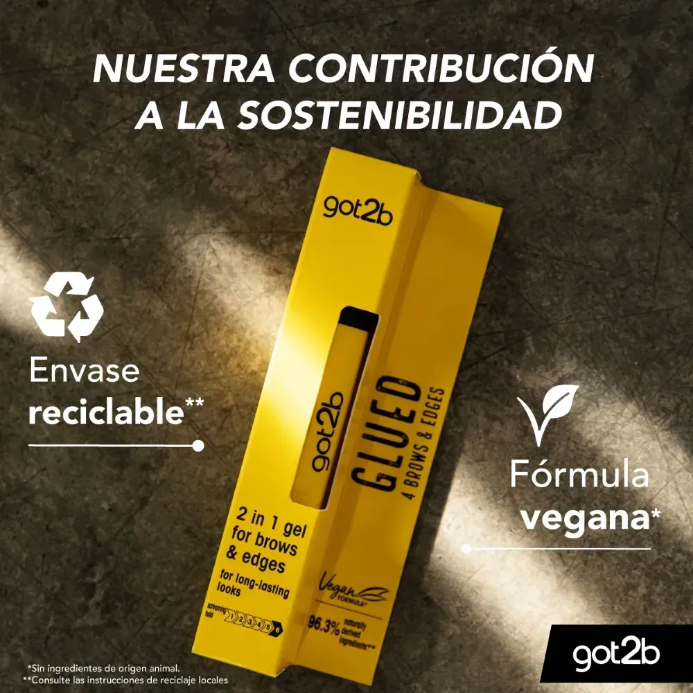 Gel Para Cejas Y Bordes Del Cabello Got2B Glued 16 Ml