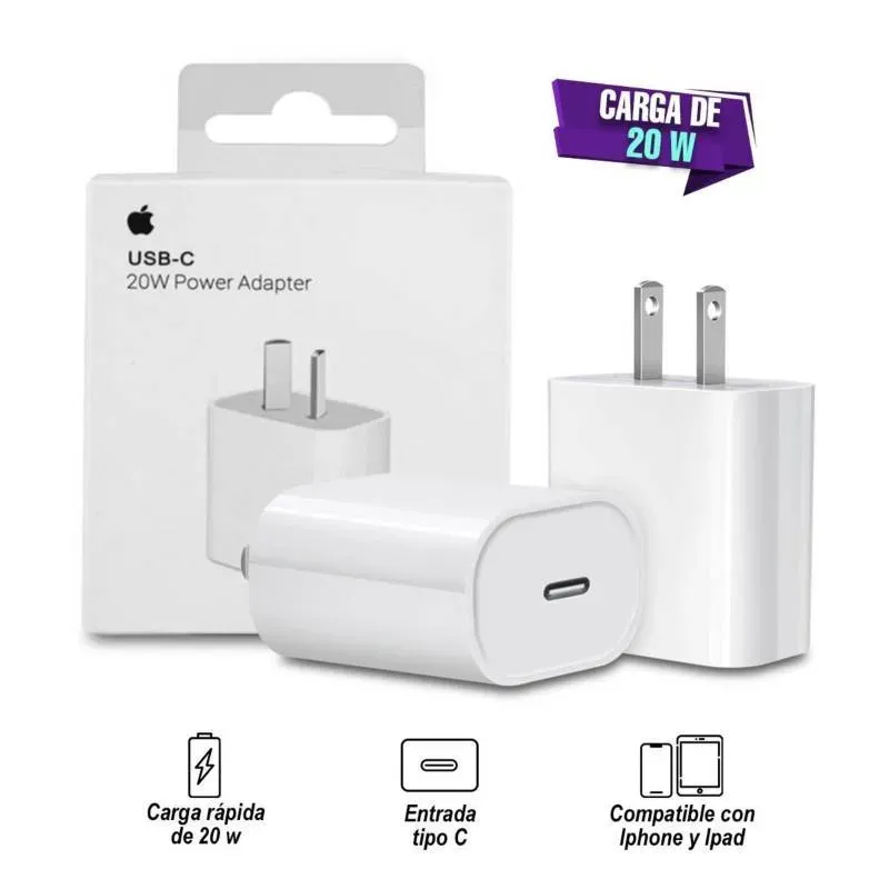 Cargador Adaptador IPhone Tc 20W