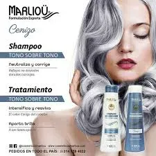 Shampoo Tono Sobre Tono Plata De Marliou