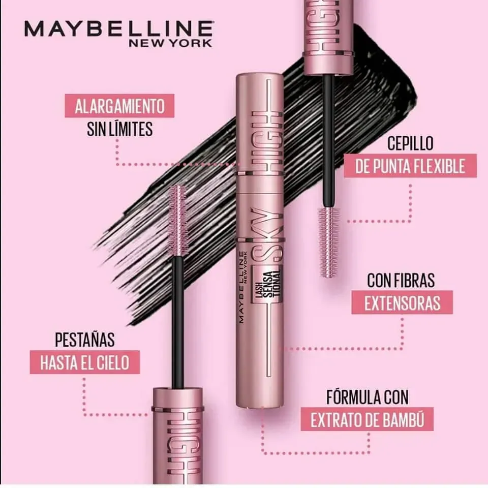 Pestañina Maybelline Sky High Negra