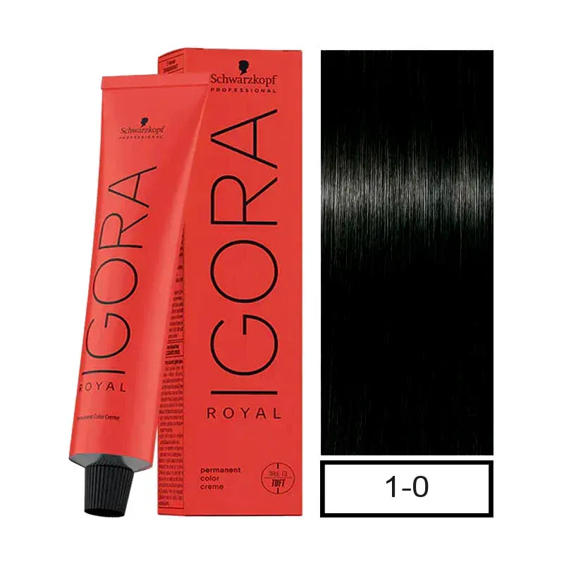 Tinte Igora Schwarzkopf negro 1.0