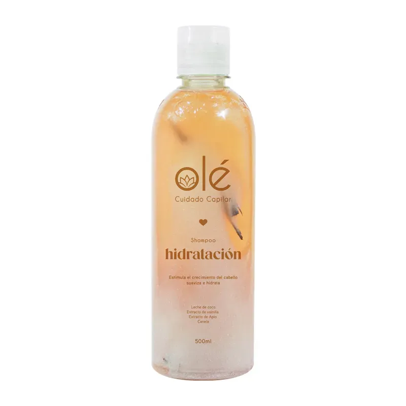 Shampoo De Hidratación De Coco, Canela y Miel Olé 