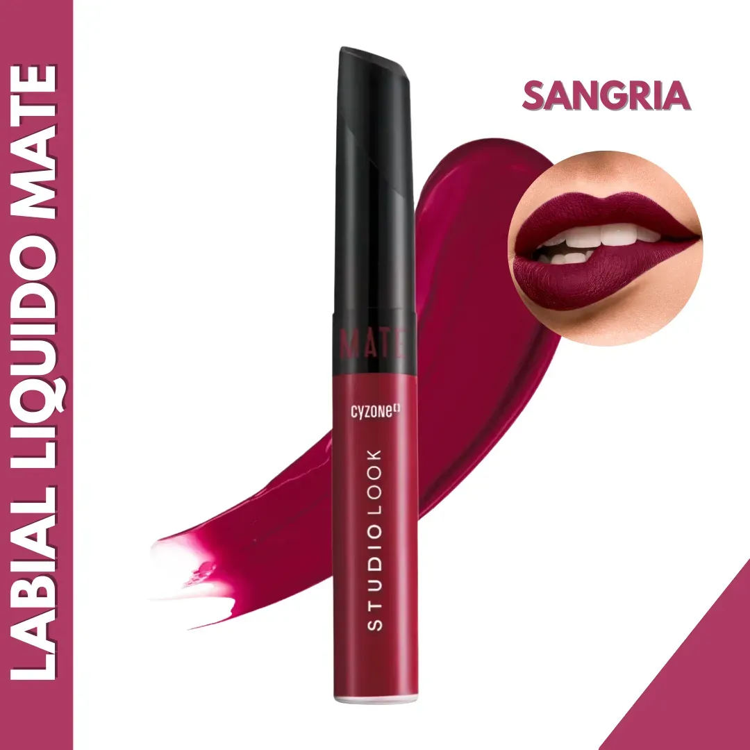 Labial Cyzone Mate Sangría 