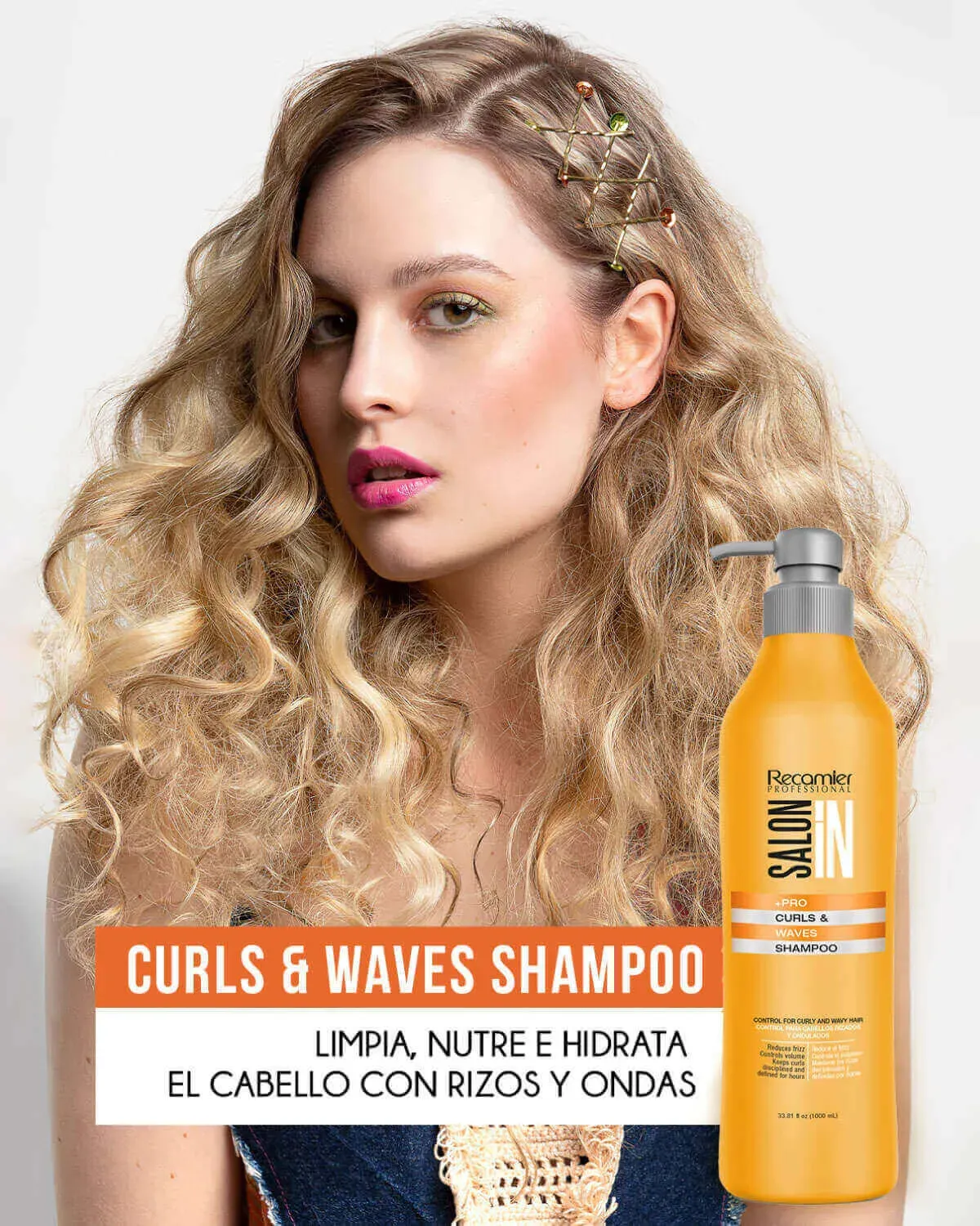 Shampoo Curls Y Waves Para Crespos  Salón In Recamier 