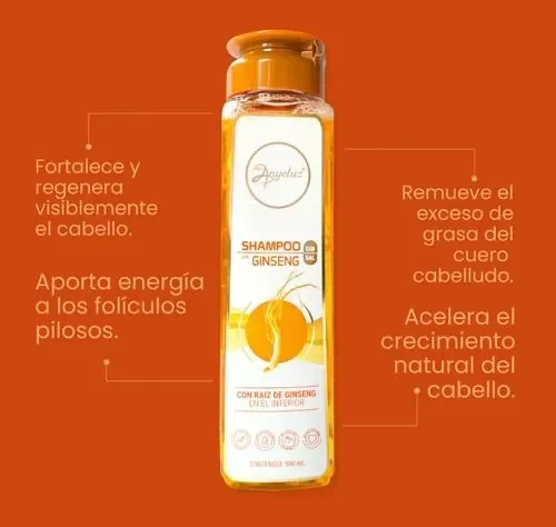 Shampoo Con Ginseng Anyeluz - Ml