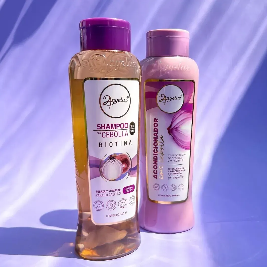 Kit Dúo Shampoo Y Acondicionador De Cebolla Anyeluz