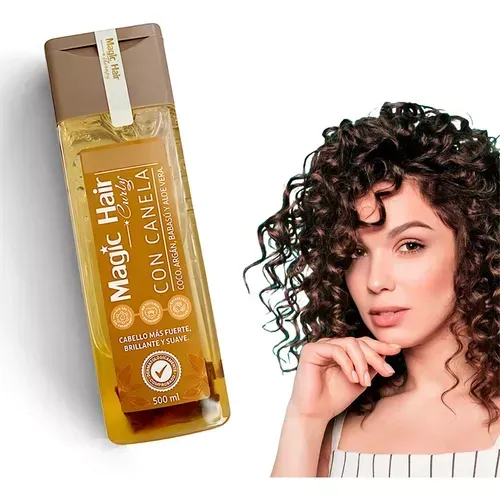 Shampoo Y Acondicionador Para Cabello Ondulado De Canela Magic Hair