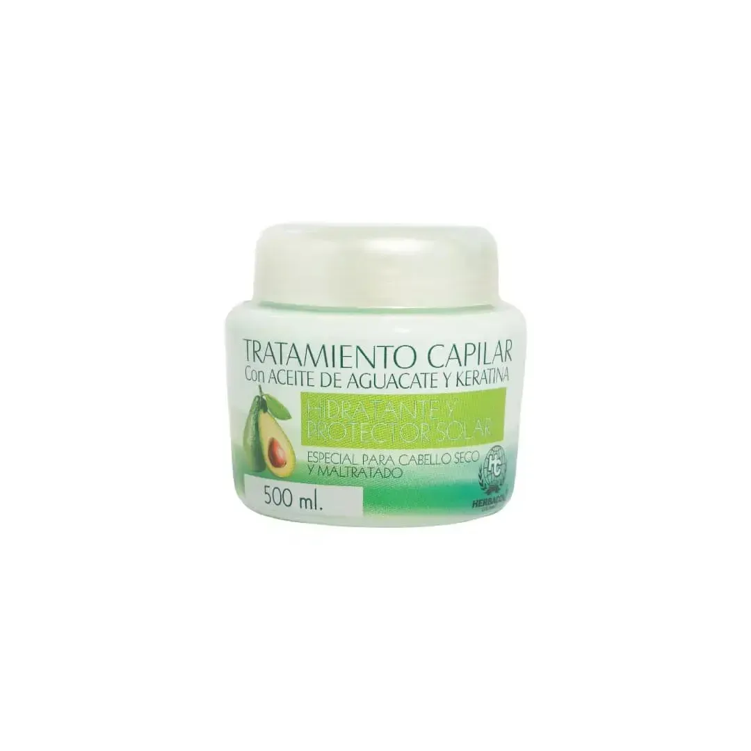 Tratamiento Con Aceite De Aguacate 500Ml Herbacol