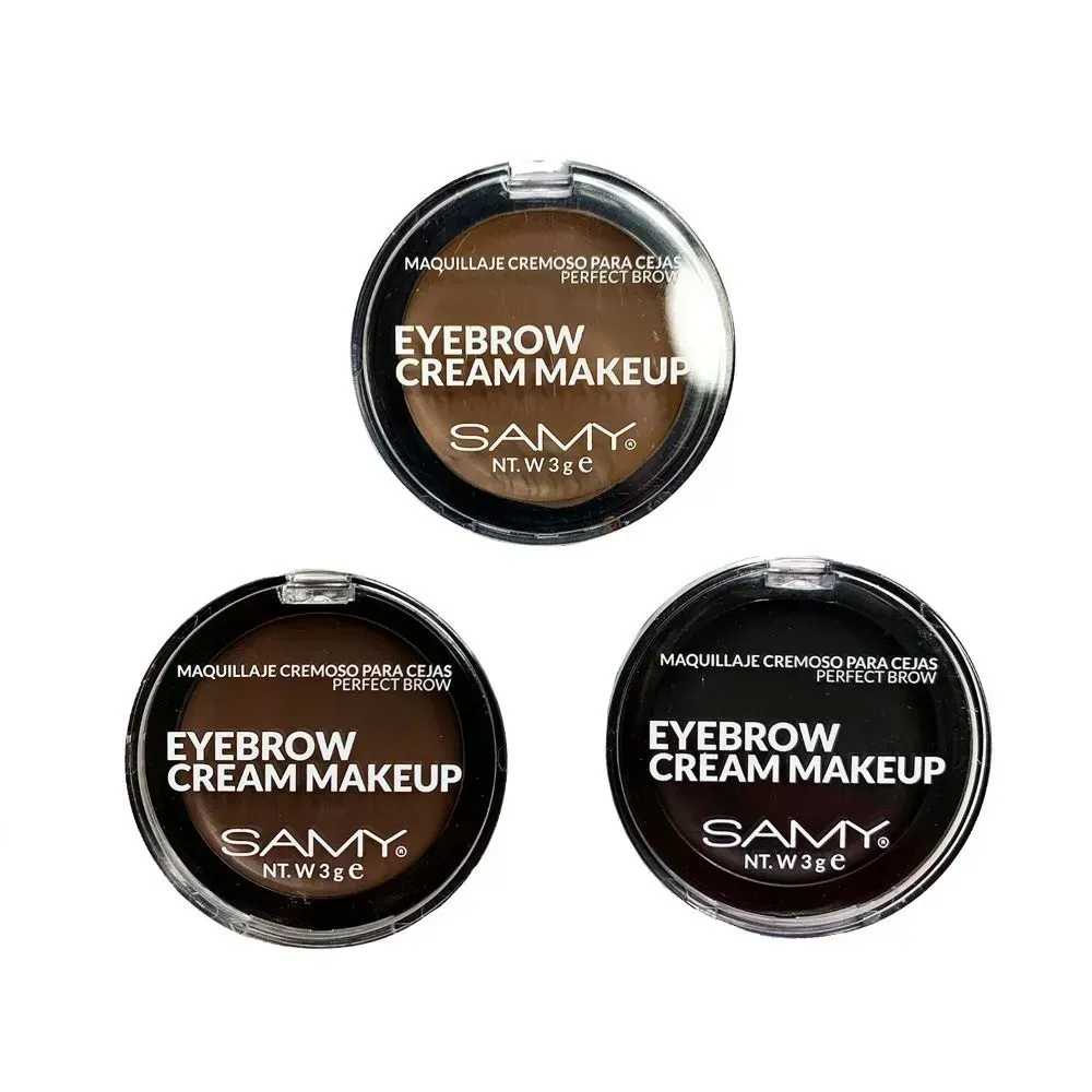 Maquillaje Cremoso Para Cejas Negro De Samy