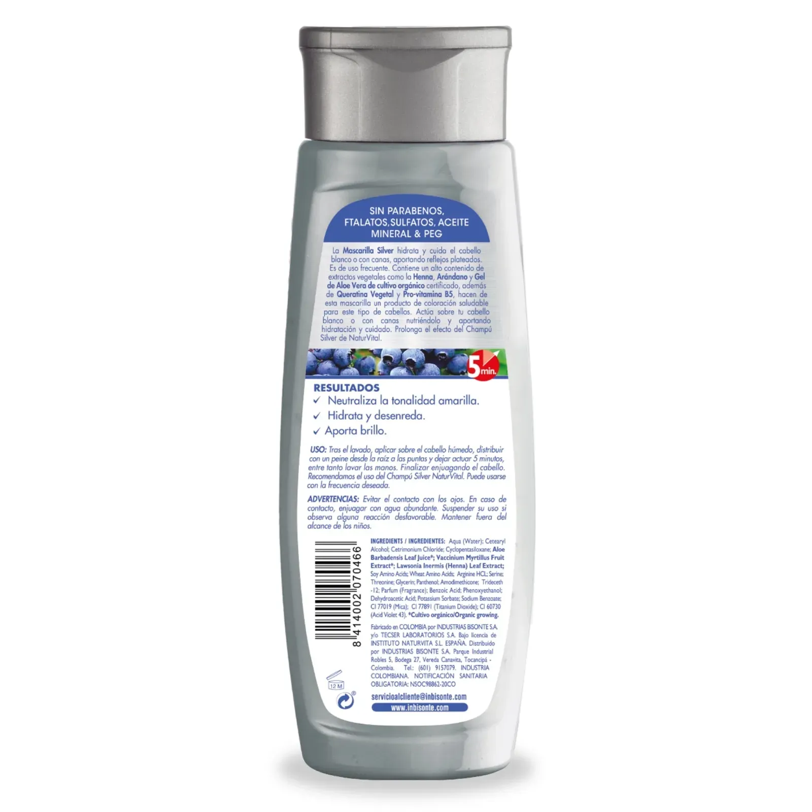 Mascarilla Capilar Silver  300 Ml