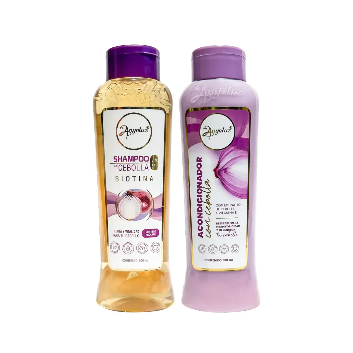 Kit Dúo Shampoo Y Acondicionador De Cebolla Anyeluz