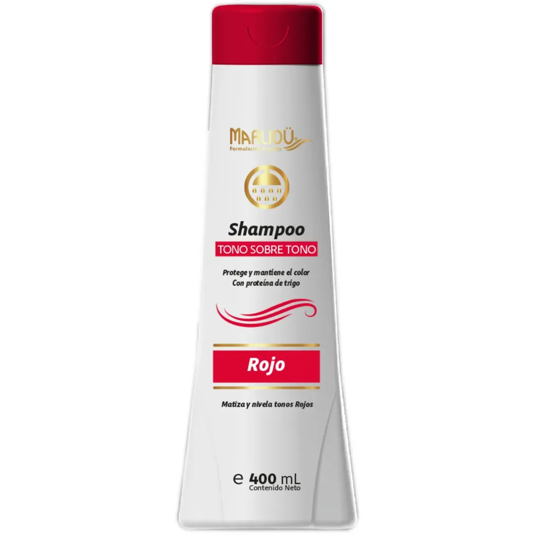 Shampoo Tono Sobre Tono Rojo De Marliou