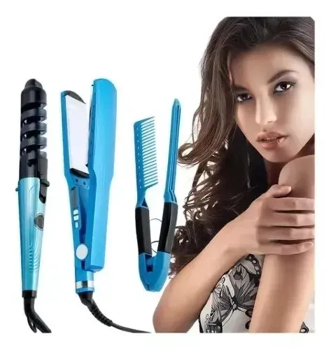 Combo Plancha De Cabello 