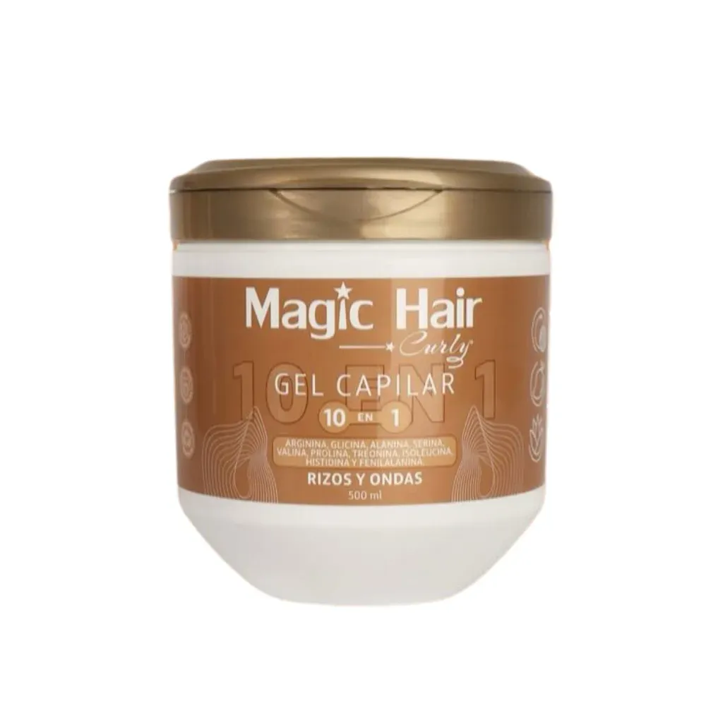 Gel Capilar Para Crespos  10 En 1 Magic Hair 