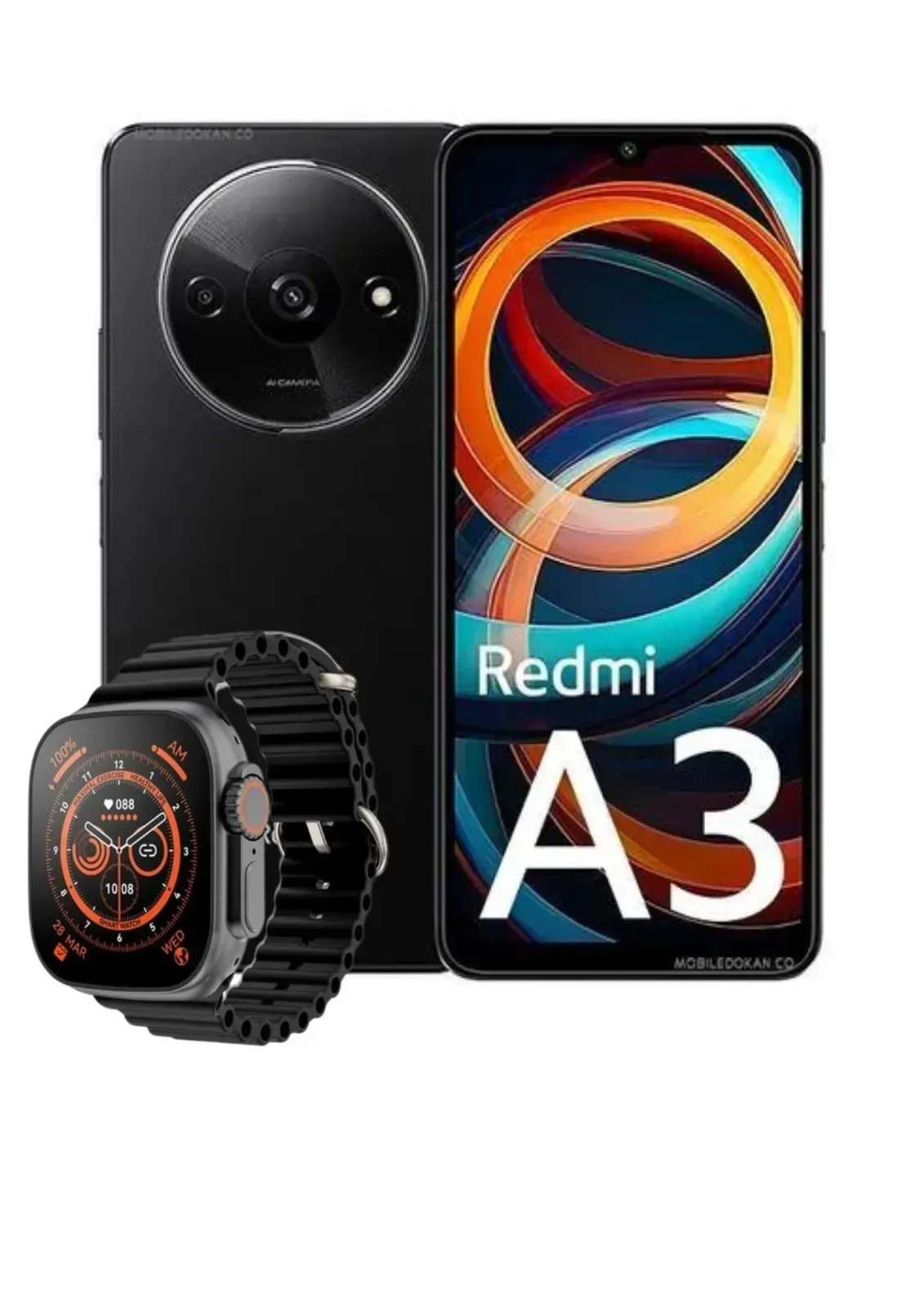 Xiaomi Redmi A3 64 Gb 3 Gb Negro + Reloj Smartwach Obsequio