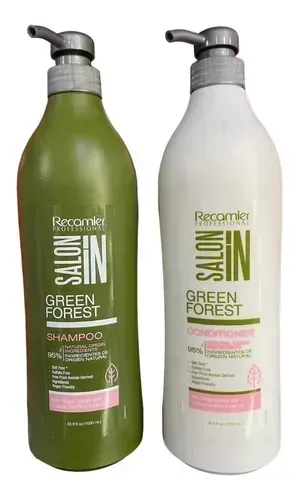 Kit Shampoo Y Acondicionador Green Forest Salon In Recamier