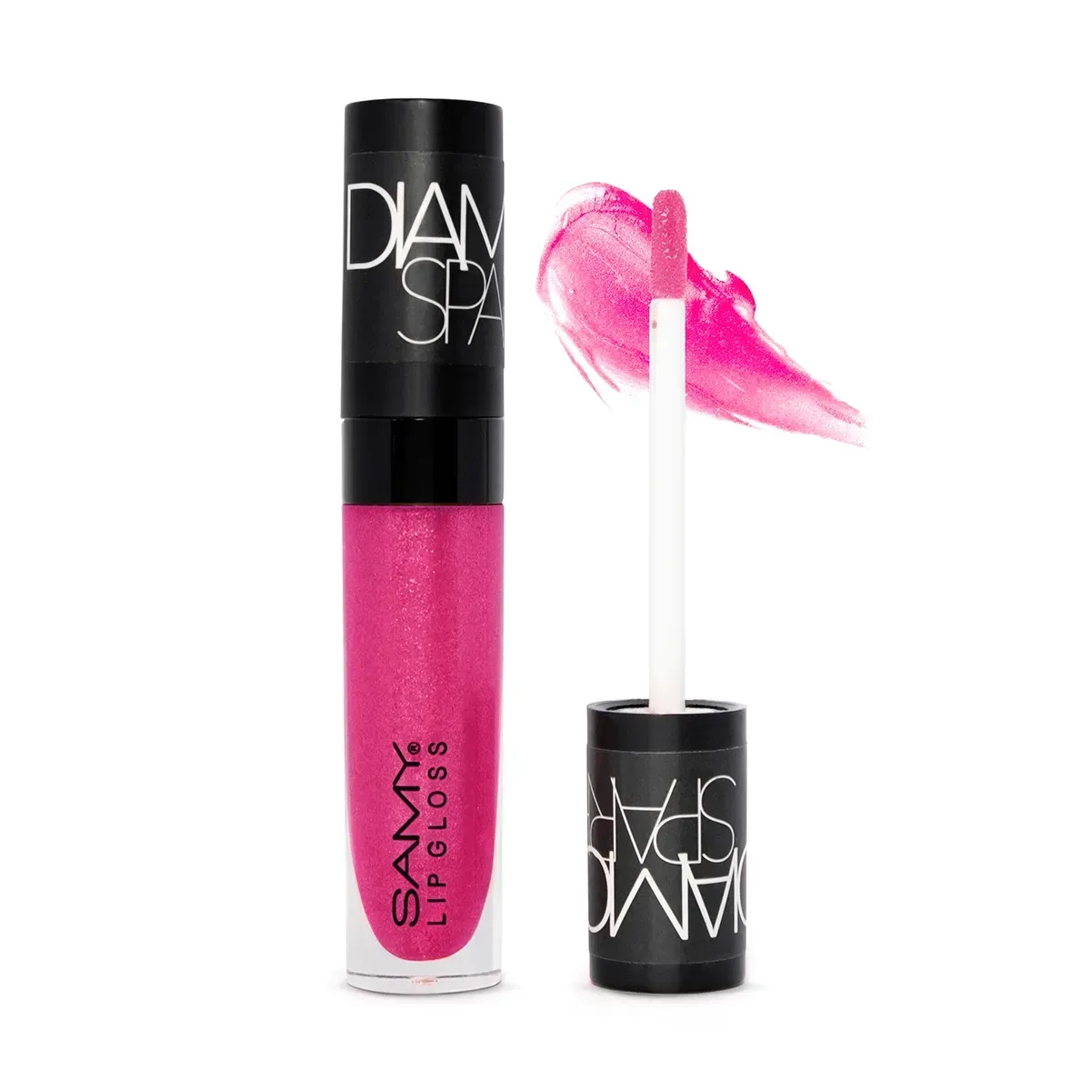 Brillo De Labios Diamond Sparks Samy Fucsia Brillante 