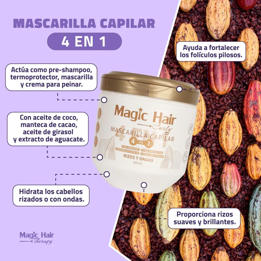 Mascarilla Capilar 4 En 1 Magic Hair 