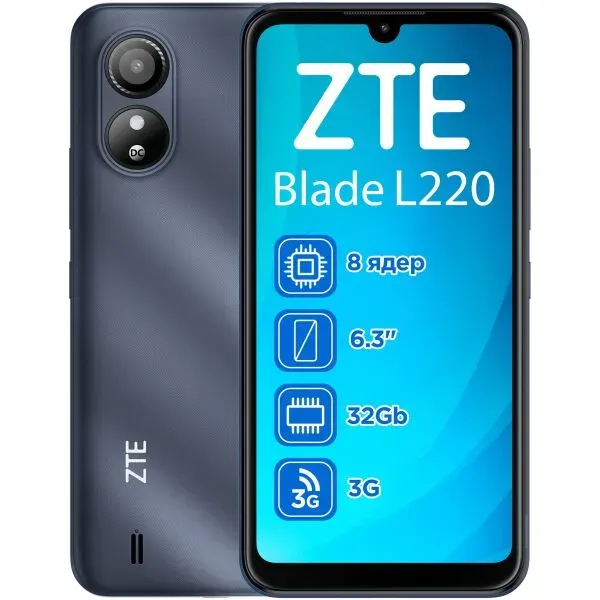 Celular Zte Blade L220 32Gb Negro