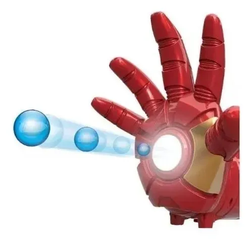 Pistola Juguete Iron Man Brazo Robótico Disparar Hidrogel