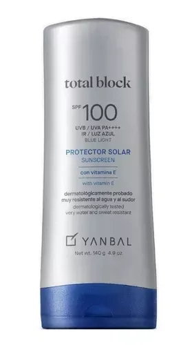 Bloqueador Totalblock Jumbo 140 Gr Spf Yanbal