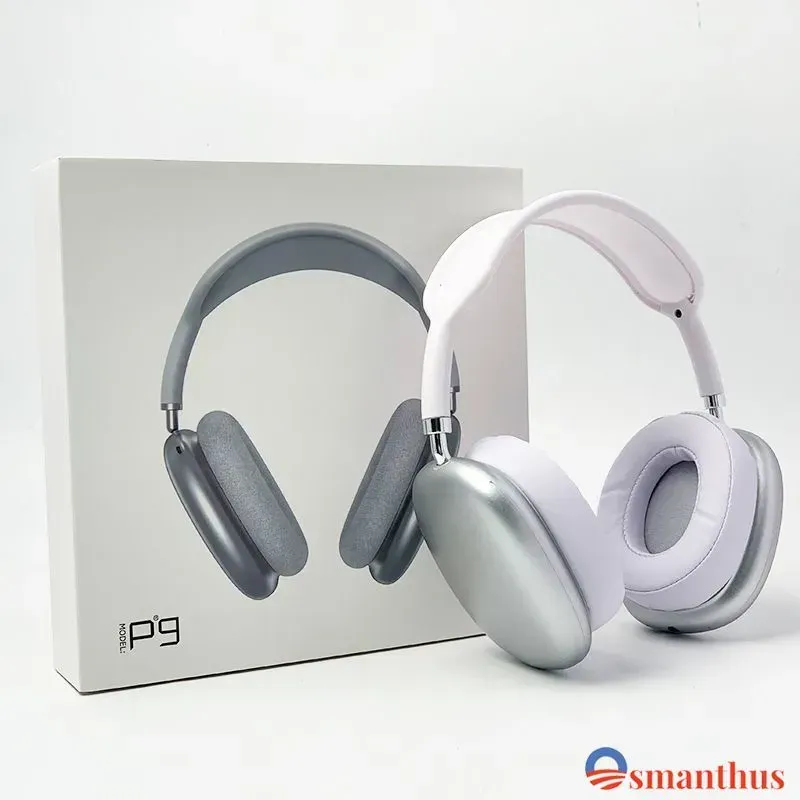 Audifonos P9 Diadema Inhalambrico Plateado