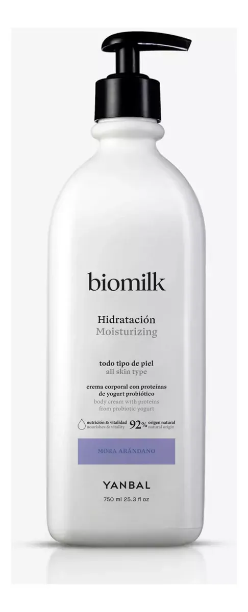 Crema Biomilk Mora y Arándano 