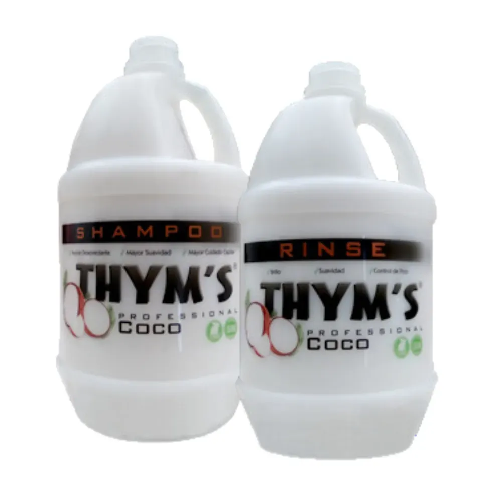 Shampoo Y Acondicionador Thyms De Coco 4.000ml 