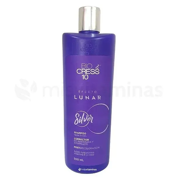 Shampoo Efecto Lunar Silver Biocress 10     