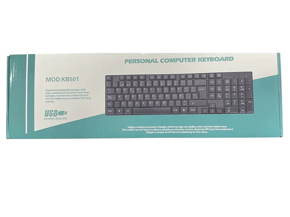 Teclado Personal De Cable Mod:KB501