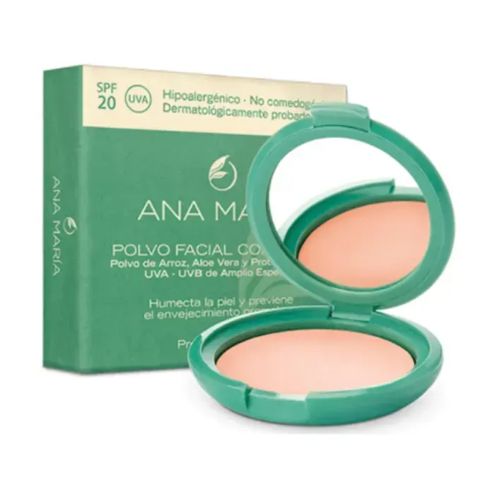 Ana Maria Polvo Facial Compacto Natural 15g AM00013