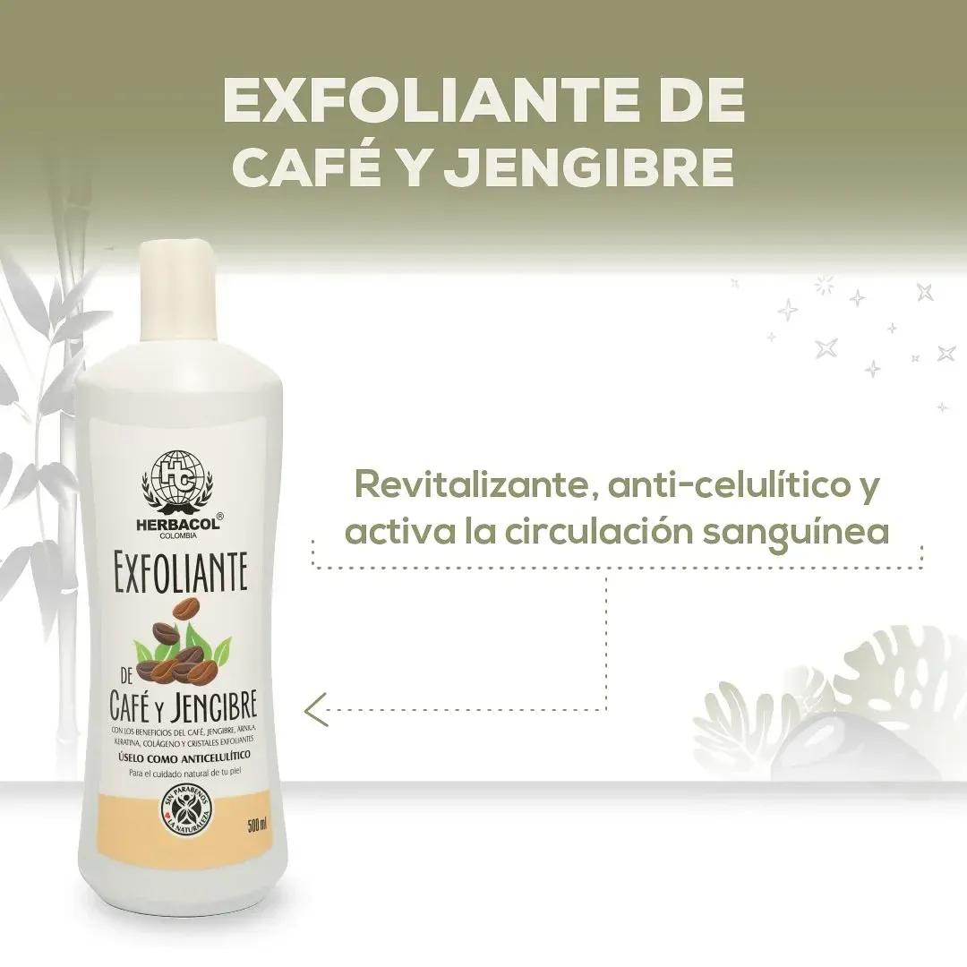 Exfoliante De Café Y Gengibre 