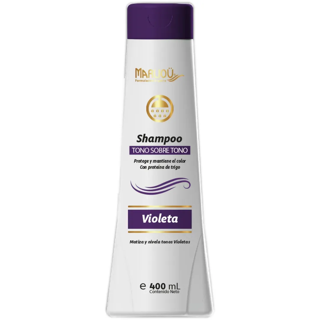 Shampoo Tono Sobre Tono Violeta De Marliou