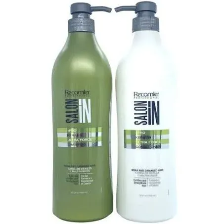 Kit Shampoo Y Acondicionador Keratin Ultra Force Salón In Recamier