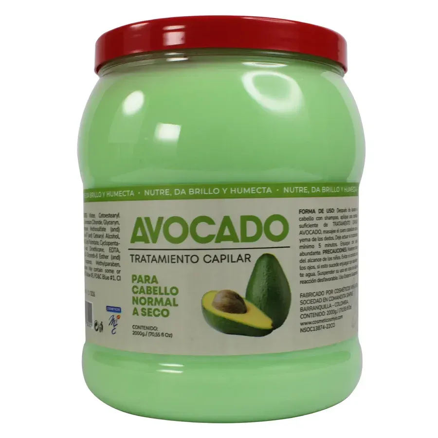 Tratamiento Capilar Con Avocado En Bombonera 2000g MyE