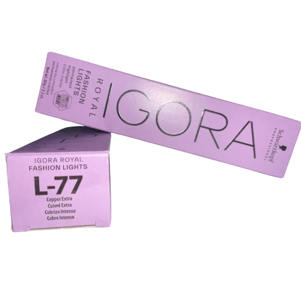 Duo Tinte Igora Royal Schwarzkopf 60Ml #L-77 Cobrizo Intenso