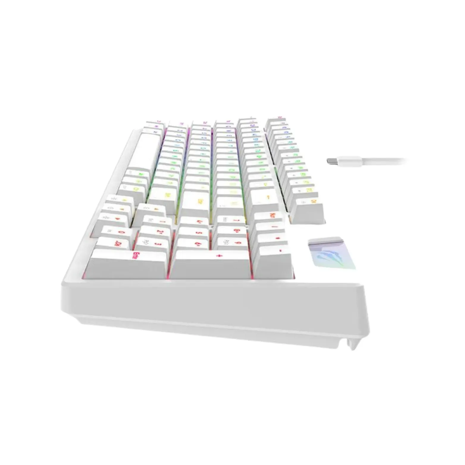 Teclado Mecanico Gamer Havit Kb885l Blanco