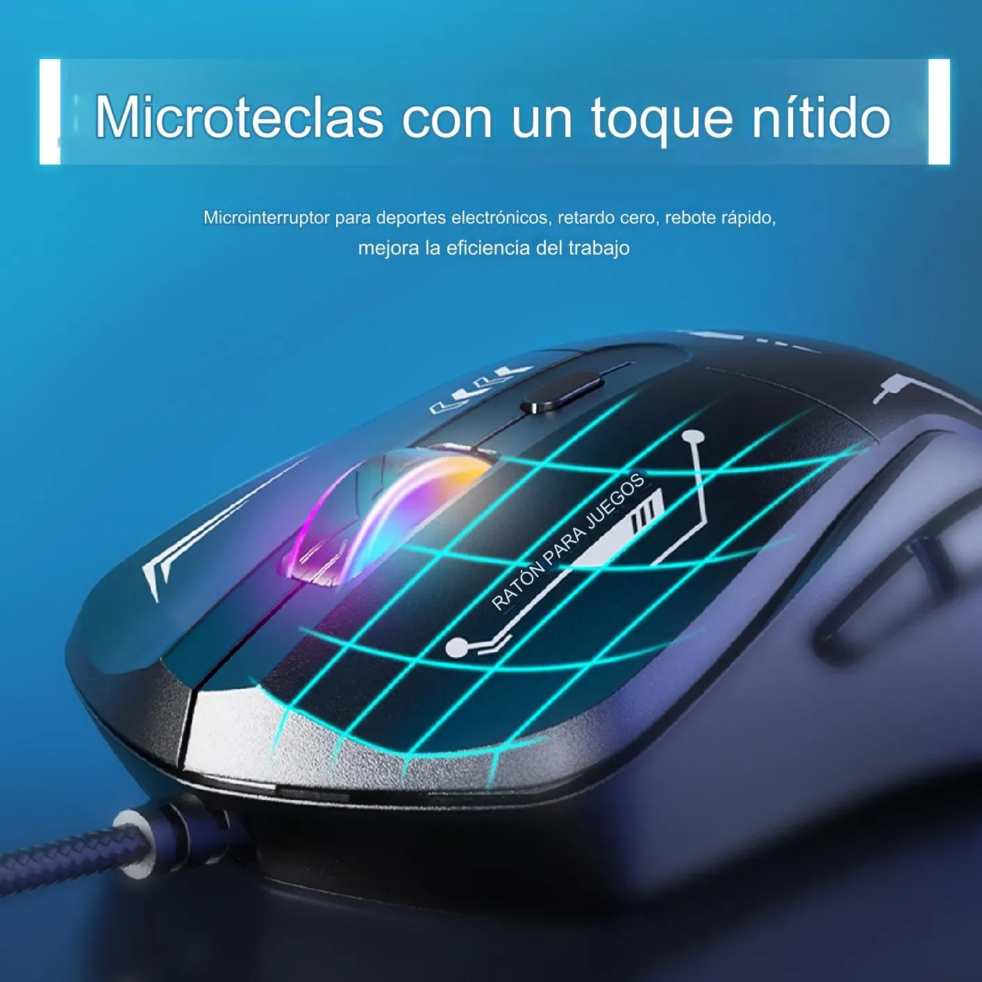 Mouse Gamer Onikuma Cw917 Rgb 3600dpi