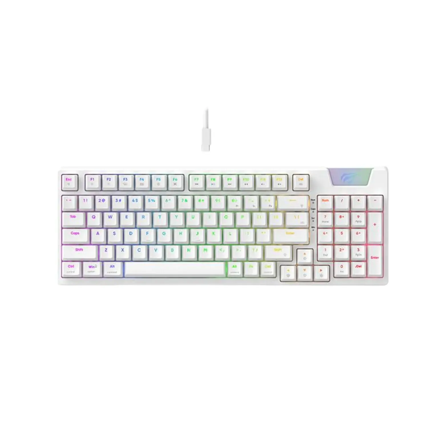 Teclado Mecanico Gamer Havit Kb885l Blanco