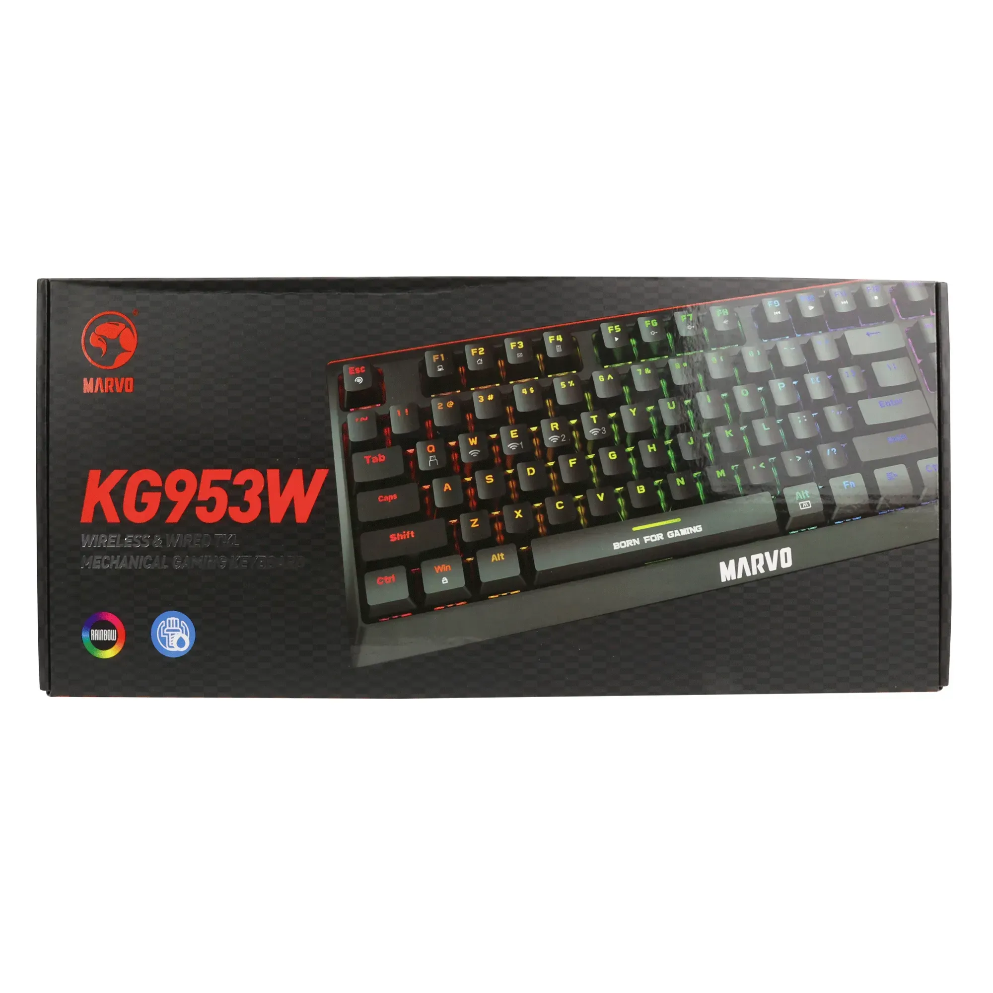 Teclado Mecanico Inalambrico Gamer Kg953w Es-R 3 En 1 Bt+2.4+Cable