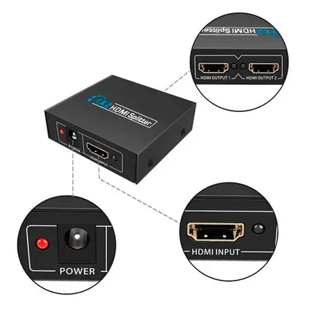 Splitter Hdmi 2 Puertos Ay16