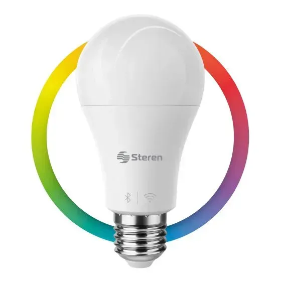 Bombillo Wi-Fi Con Función De Foco Led Rgb+W Multicolor De 9 W