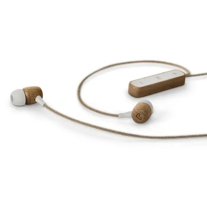 Audífonos Energy Sistem Eco Bluetooth Con Cable Madera De Haya