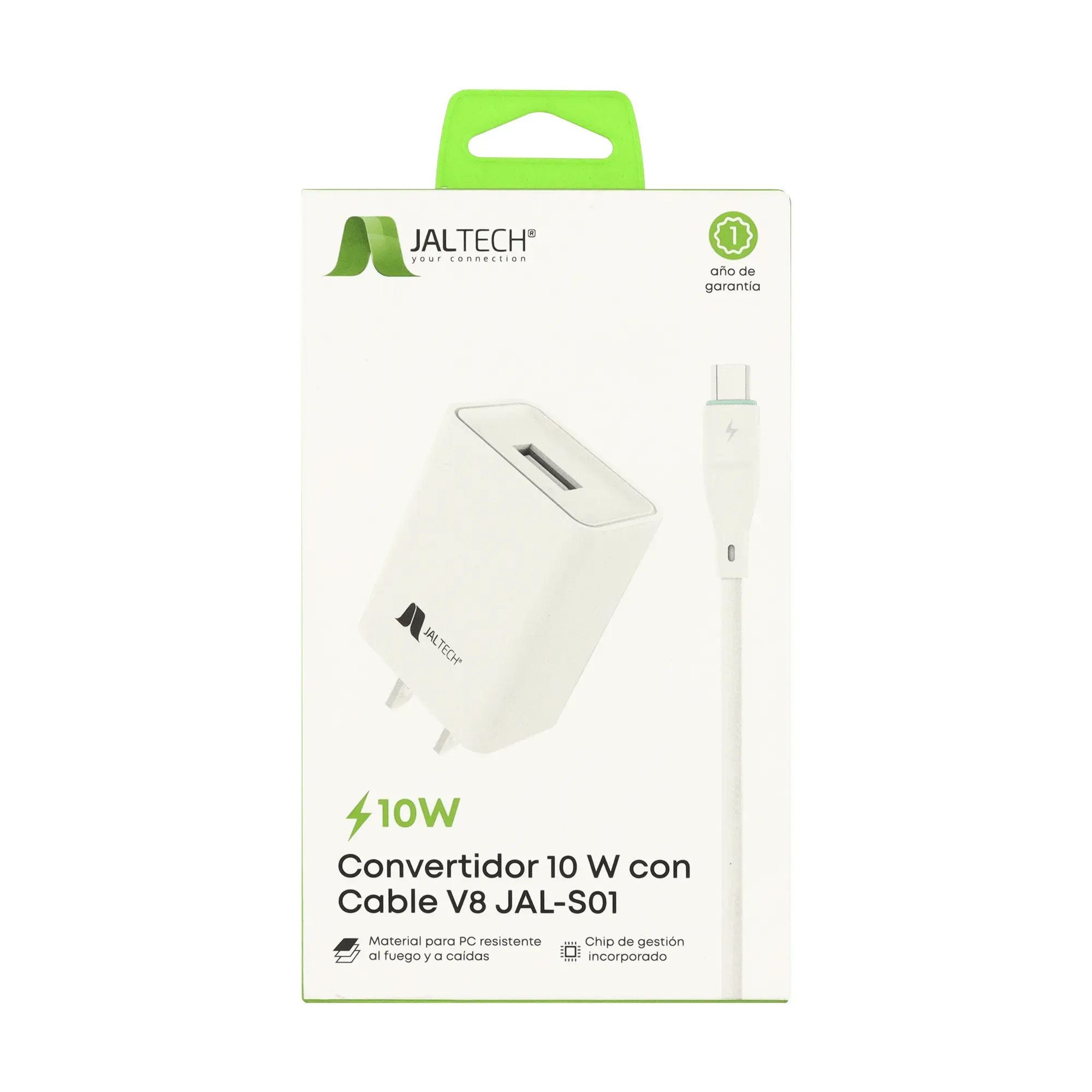 Cargador 10w Con Cable V8 Jal S01 Jaltech