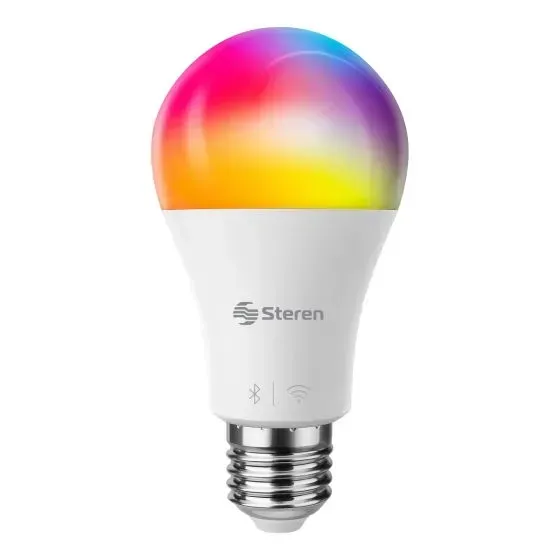 Bombillo Wi-Fi Con Función De Foco Led Rgb+W Multicolor De 9 W