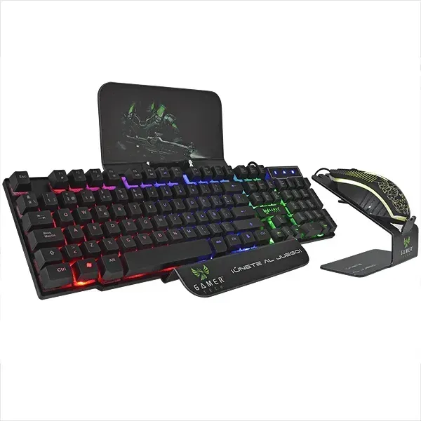 Combo Usb Teclado Y Mouse Gamer Tech Gt680c 10906