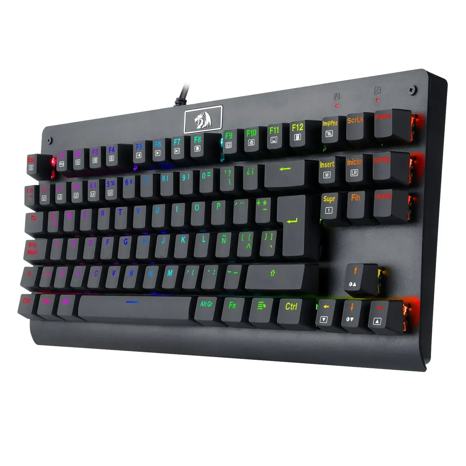 Combo Gladiador Gamer: Teclado + Mouse + Pad + Diadema RGB